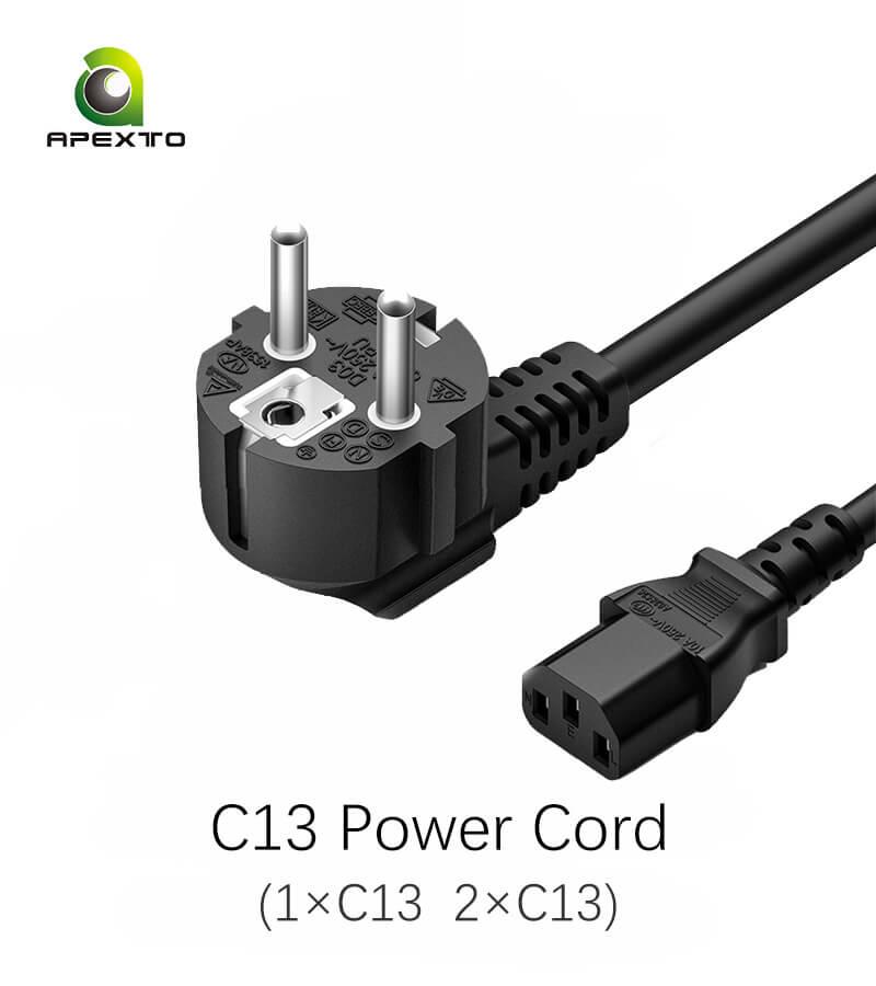 C13 Power Cord 10A 250V For Antminer L7 S19 K7 DR7 Elphapex DG1+
