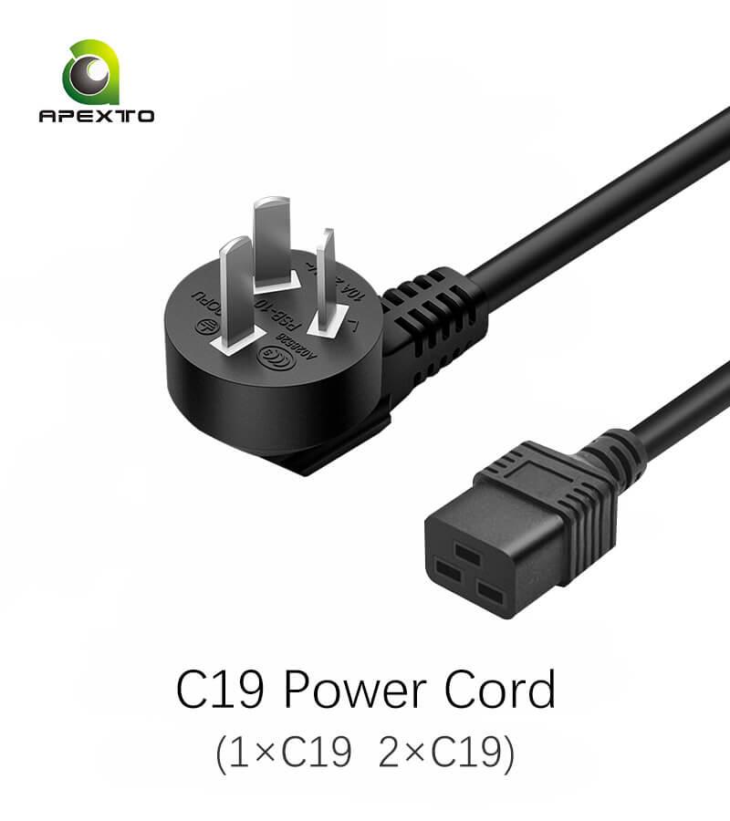 C19 16A 250V Power Cord For Iceriver KS5L KS5M KS3M Whatsminer Air Cooling Machine