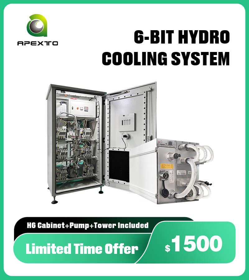 6-Slot 33kW Antminer Hydro Cooling Rack