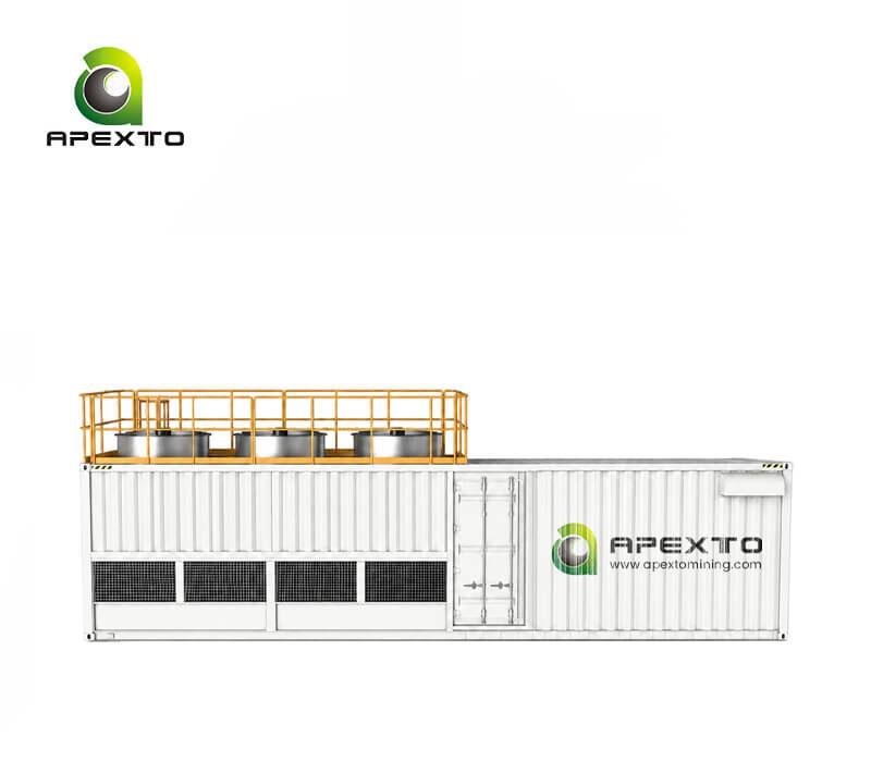 BITMAIN ANTSPACE HW5 210-Slot 1.2MW 40HQ Hydro Mining Container