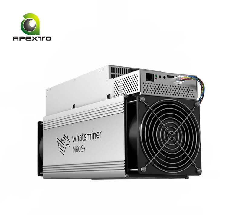 MicroBT WhatsMiner M60S+ 190T 3230W BTC Miner Bitcoin Mining Air Cooling
