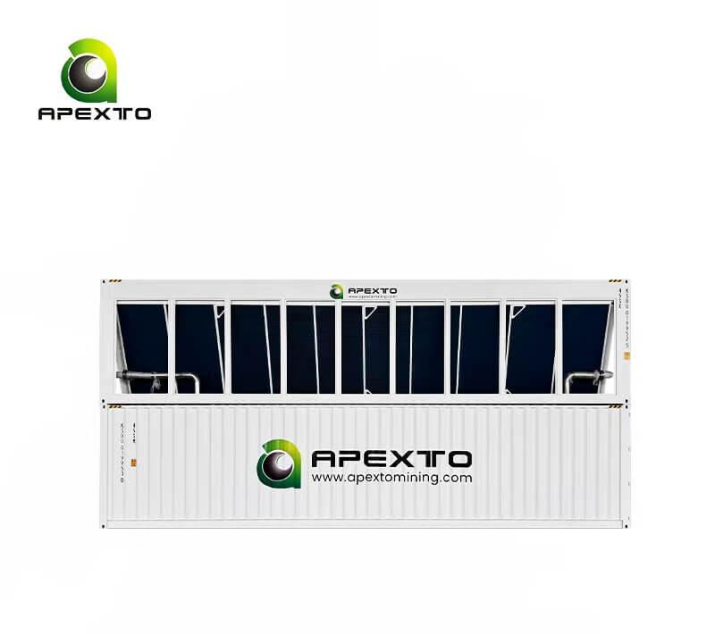 2.4MW 420-Slot Antminer Hydro Cooling Container (40HQ)