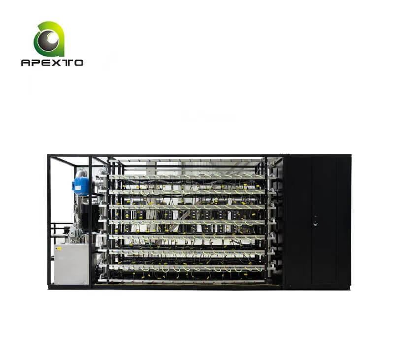 240-Slot 1.35MW Antminer Liquid Cooling Rack