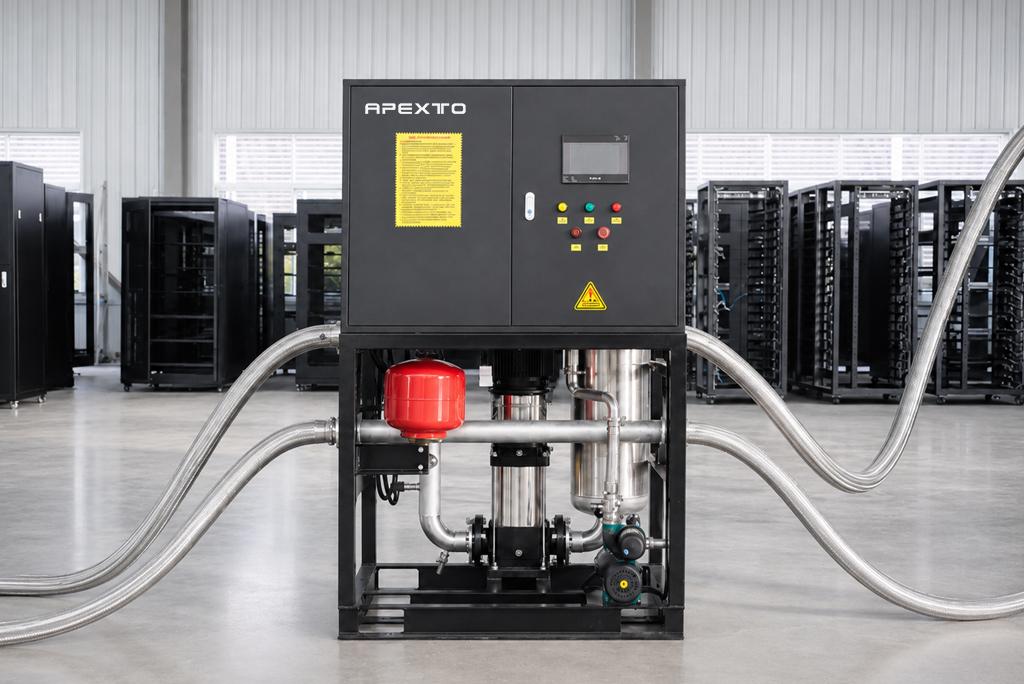 24-Slot 132kW Antminer hydro cooling Cabinet CDU