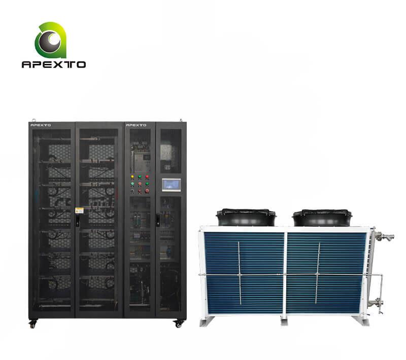 20-Slot 200kW Whatsminer 2U Integrated Hydro Cooling Rack