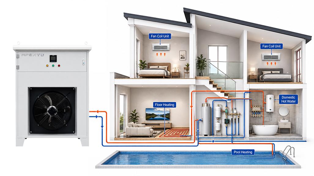 H4-Home mining Hydronic Heating Solution