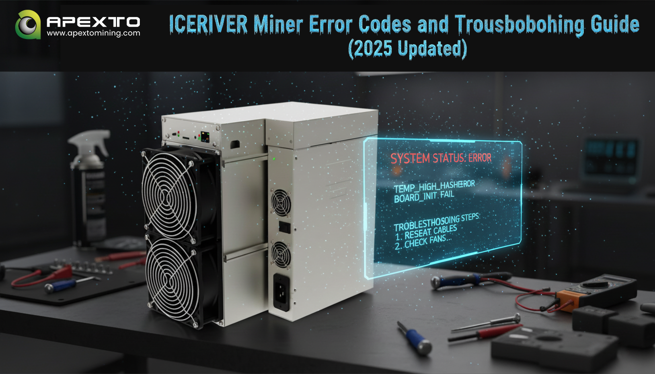 ICERIVER Miner Error Codes and Troubleshooting Guide (2025 Updated)