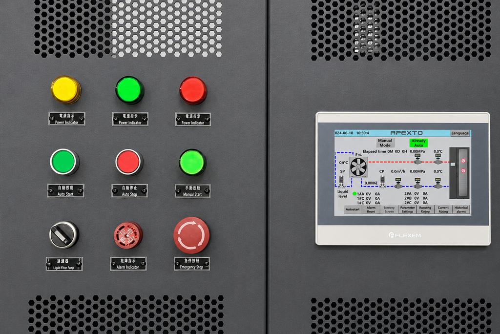 28-Slot 154kW Antminer Water Cooling Cabinet with PLC Controller