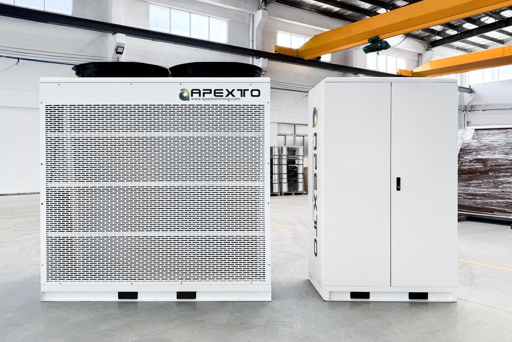 34-Slot 200kW Antminer hydro cooling Cabine Integrated All-in-One System